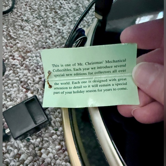 Mr. Christmas Black Miniature Grand Piano Music Box - Picture 8 of 15